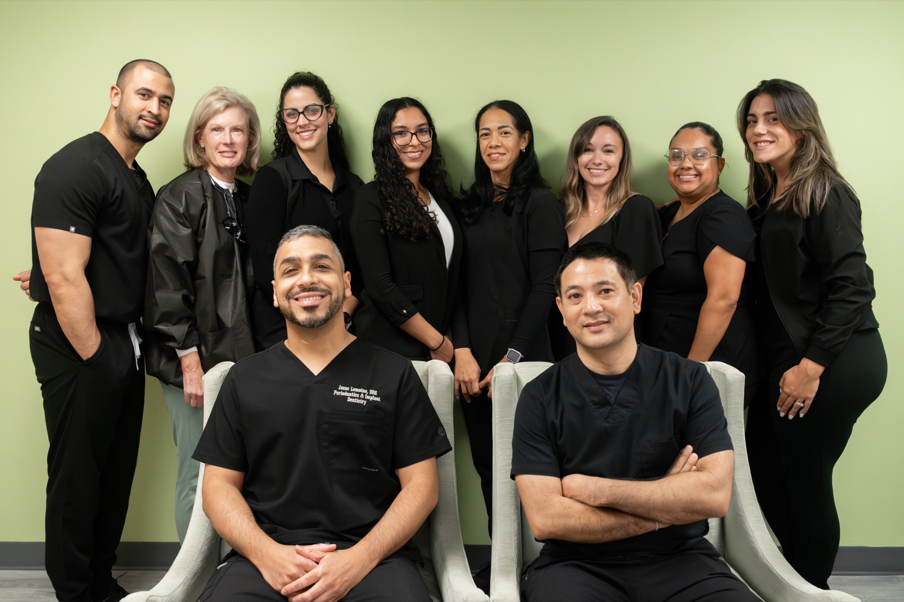 The dental team at Gardens Implant & Cosmetic Dentistry in Palm Beach Gardens