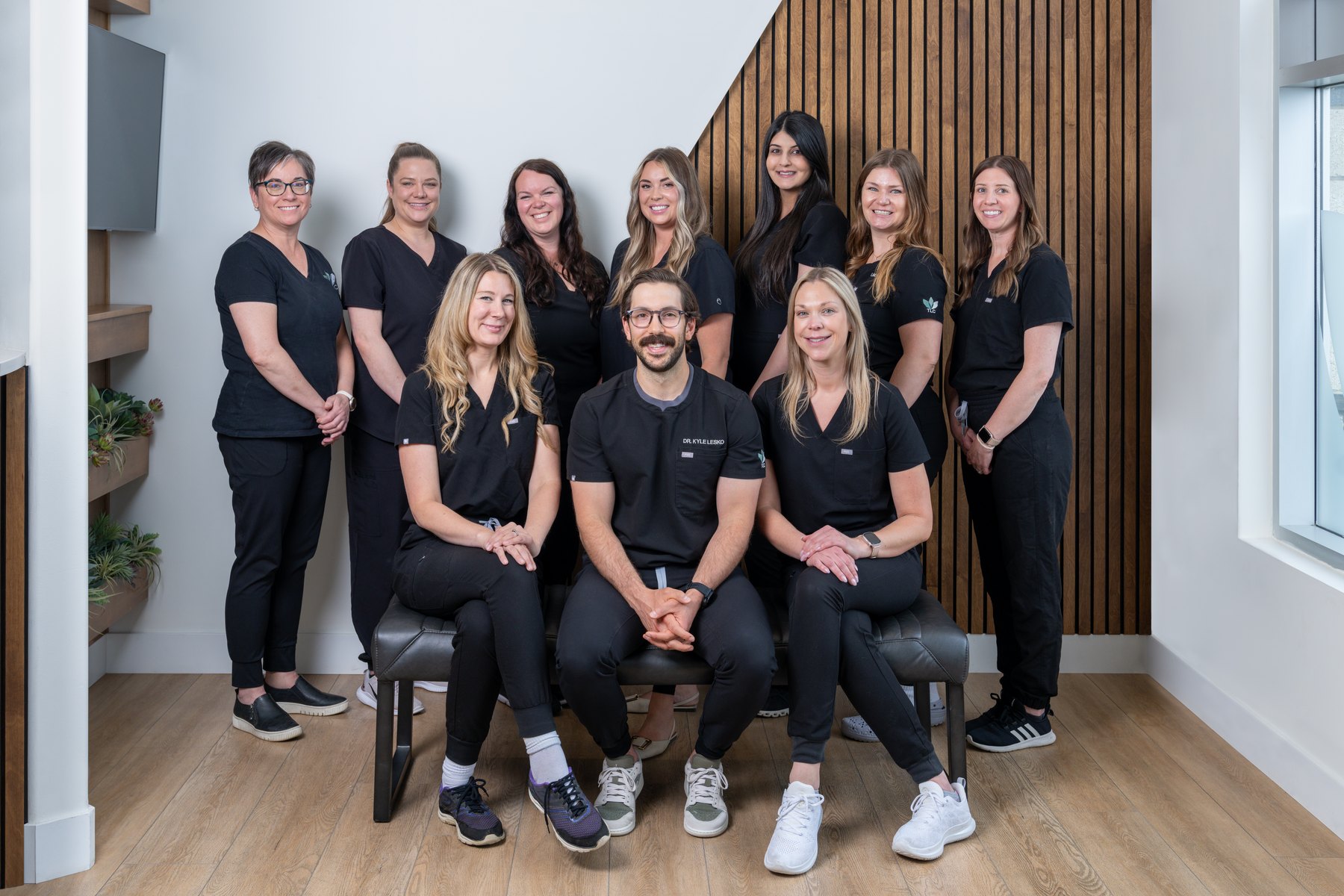 The team at TLC Family Dental Centre in Leduc