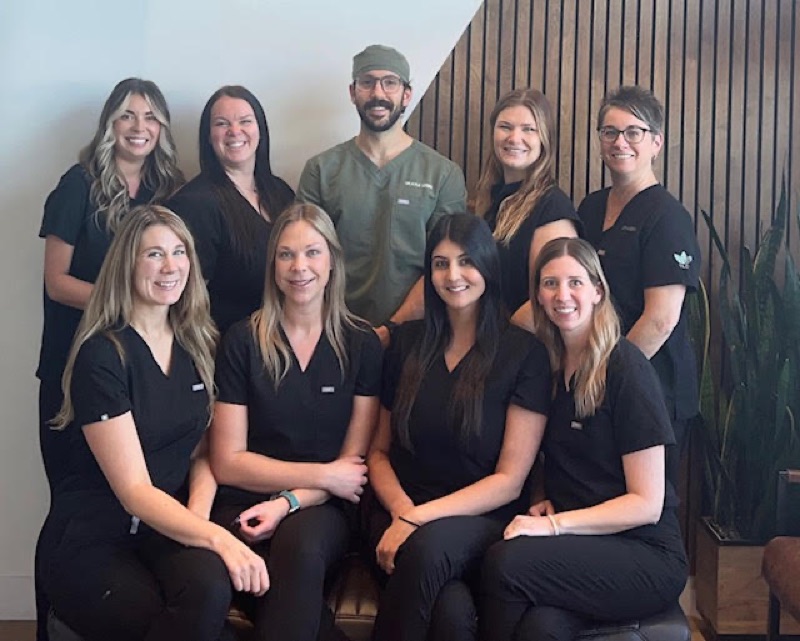 The TLC Family Dental Centre team in Leduc, Alberta